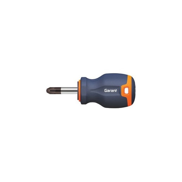 Garant Screwdriver for Pozidriv- short- with 2-component Haptoprene handle- Cross-head size: 2 667732 2 - main